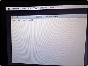 Cara reset password untuk Mac Mini pakai Terminal